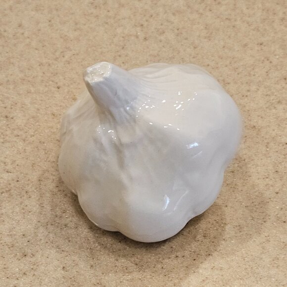 VINTAGE HANDPAINTED CERAMIC GARLIC MAJOLICA DECOR DISPLAY ART VIETRI ITALY - Picture 3 of 6